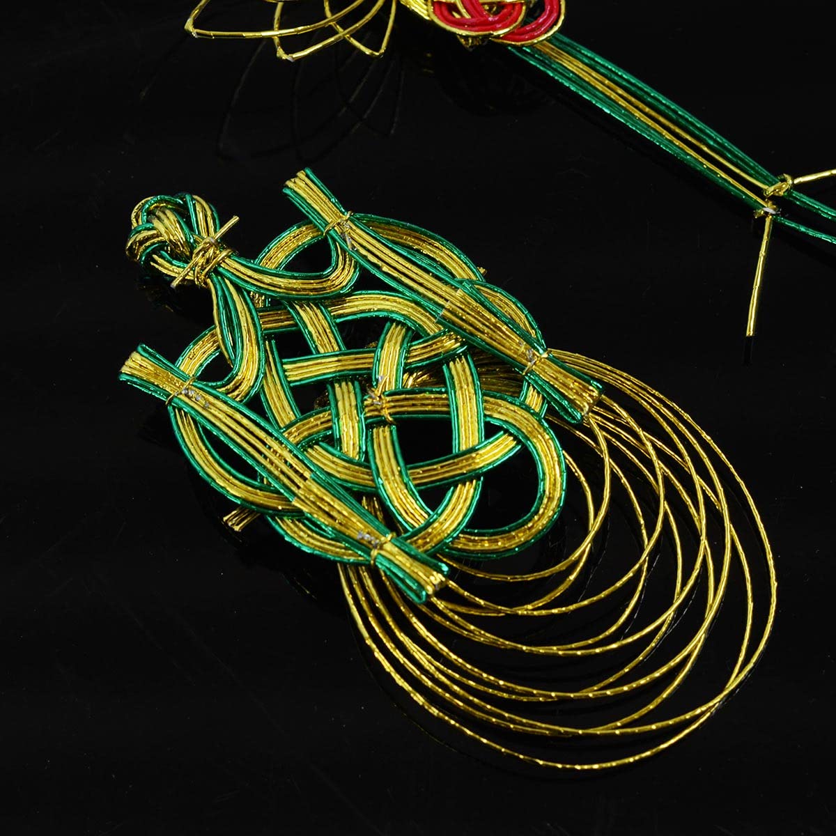 Amazon.co.jp: 緑脚 水引鶴亀ペア3組6個セット【水引 飾り お正月